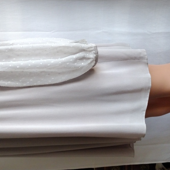 Umgee gray mini embroidered sleeves dress S/M - Picture 4 of 12